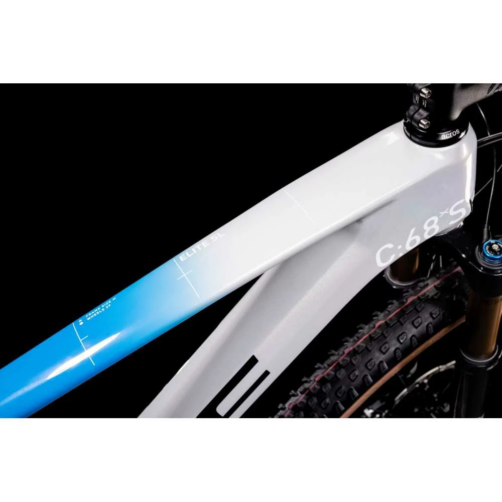 VTT CUBE Elite C:68X SL 29" Blanc TeamLine 2022 4 VTT CUBE Elite C:68X SL 29" Blanc TeamLine 2022 – Image 4