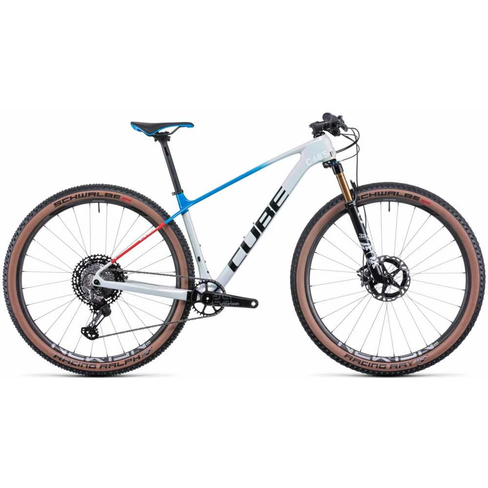 VTT CUBE Elite C:68X SL 29" Blanc TeamLine 2022 1 VTT CUBE Elite C:68X SL 29" Blanc TeamLine 2022